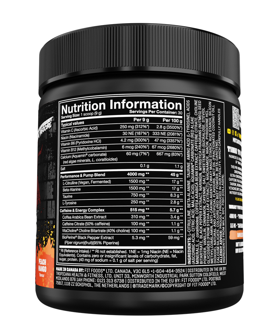 MADNESS PRE-ENTRENO 30 SERV