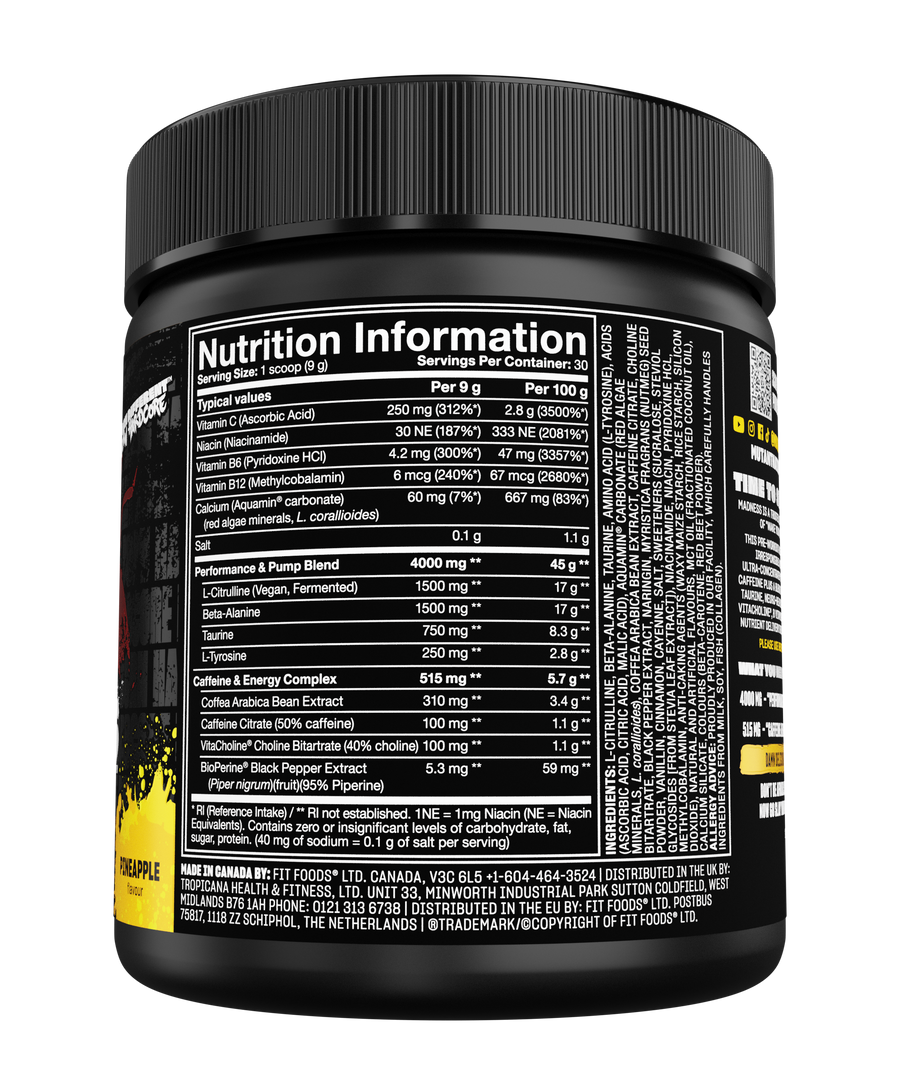 MADNESS PRE-ENTRENO 30 SERV