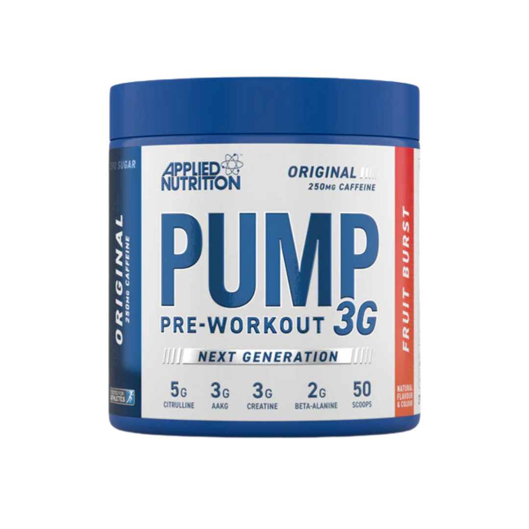 PRE-ENTRENO PUMP 3G CAFEINA 50 SERVICIOS