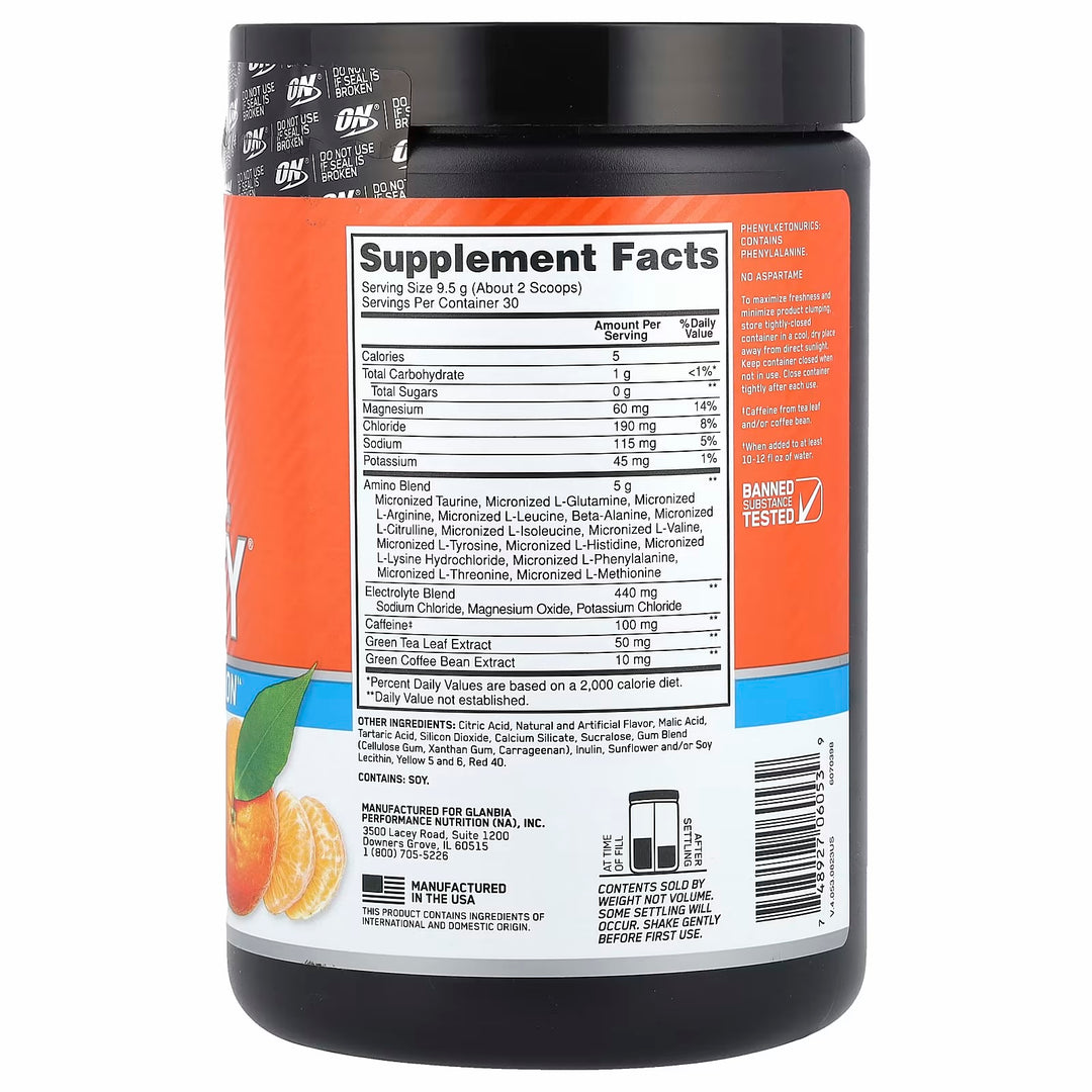 AMINO ENERGY HYDRATION OPTIMUM NUTRITION