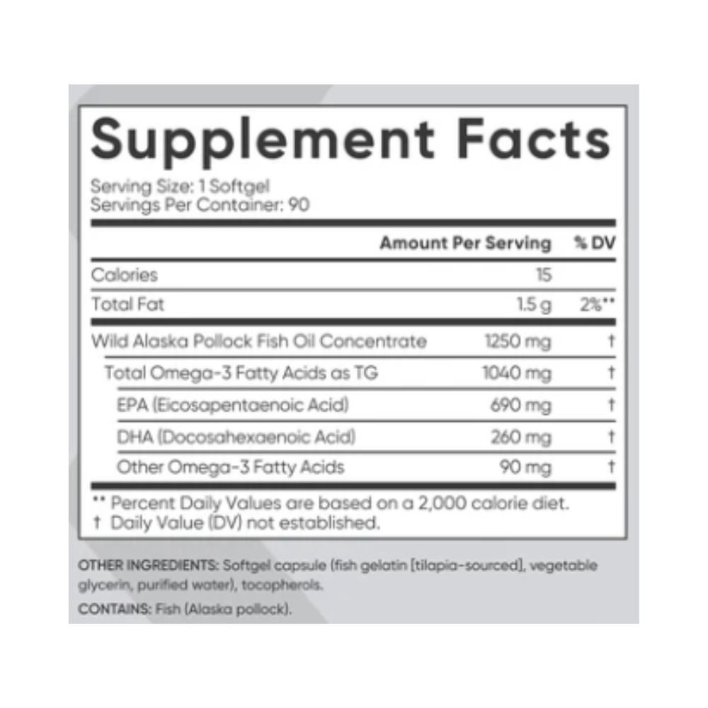 OMEGA - 3  1250MG X 90 CAP