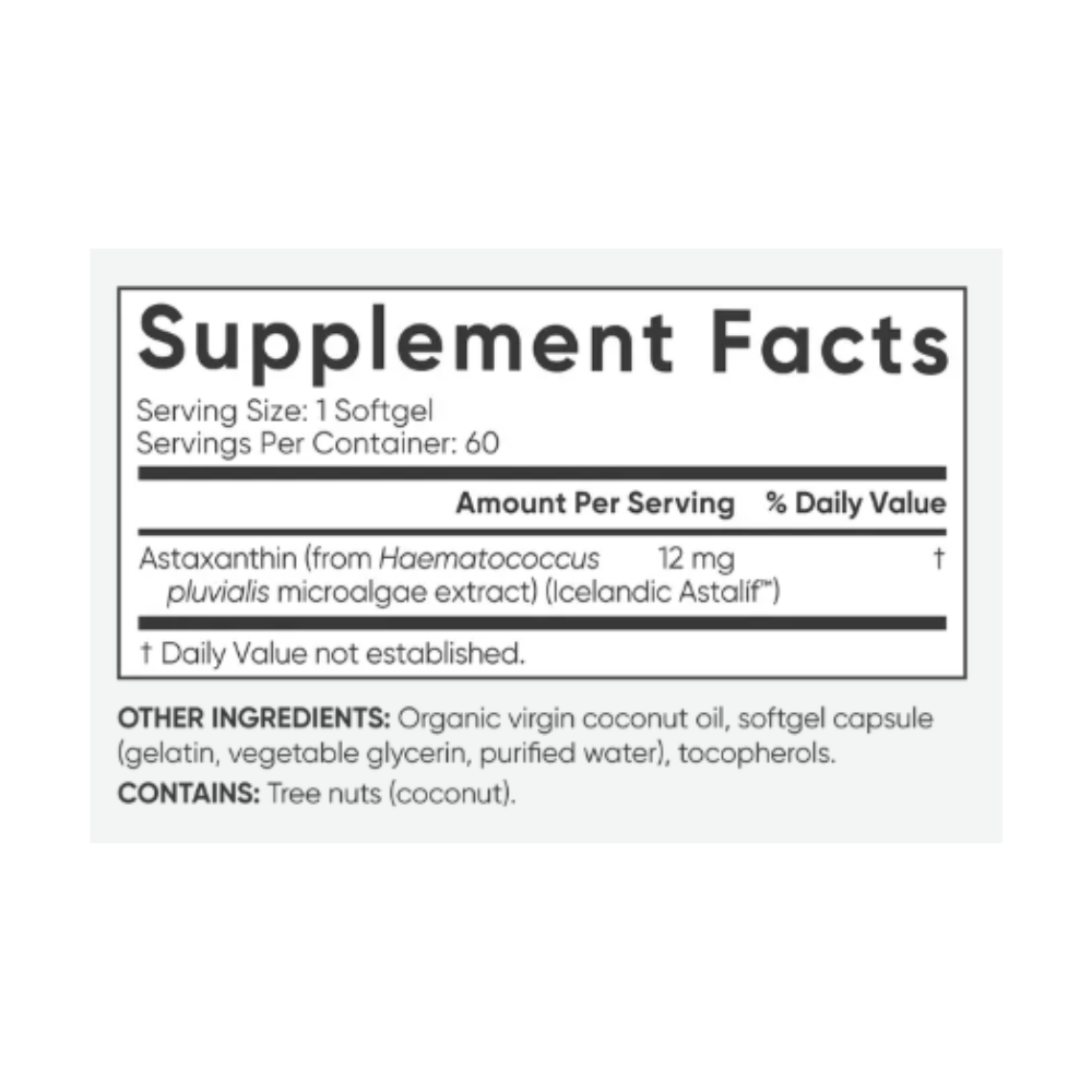 ASTAXANTHIN  12MG X 60 CAP