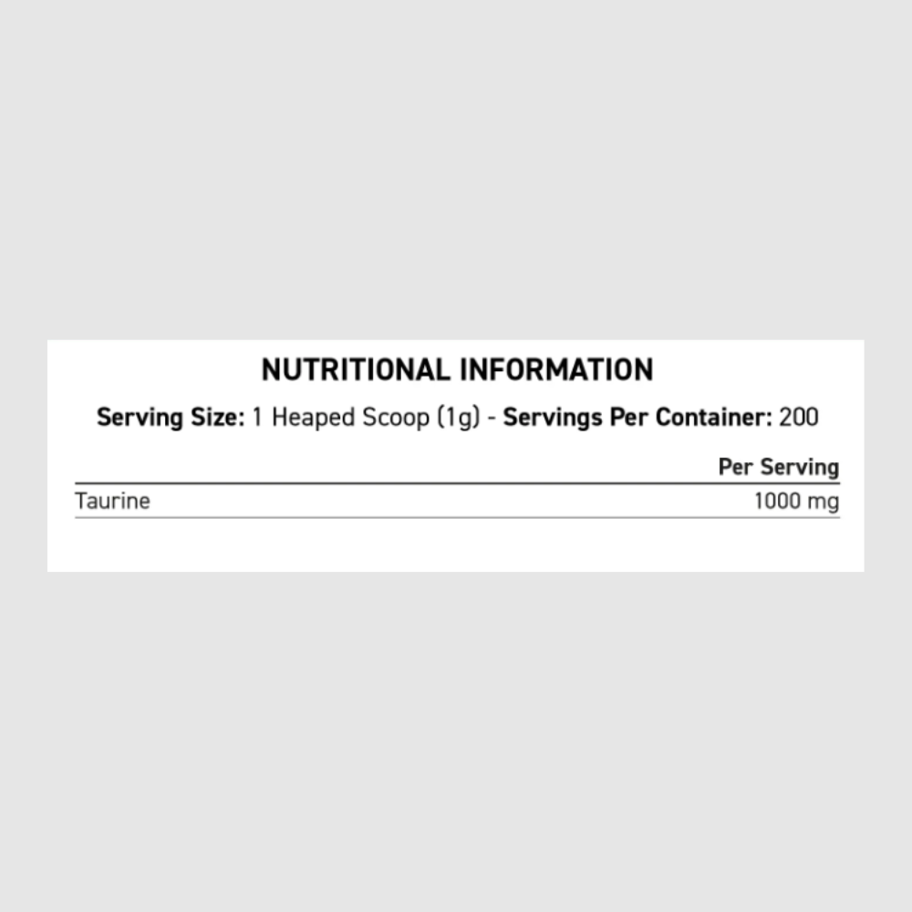 TAURINE 200 SERV 200GR
