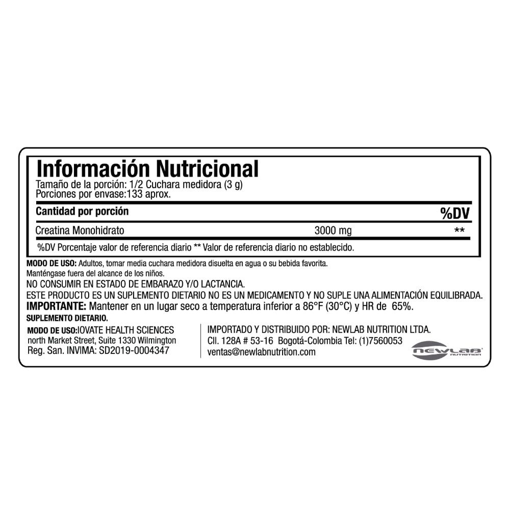 CREATINA PLATINUM 80 SERV