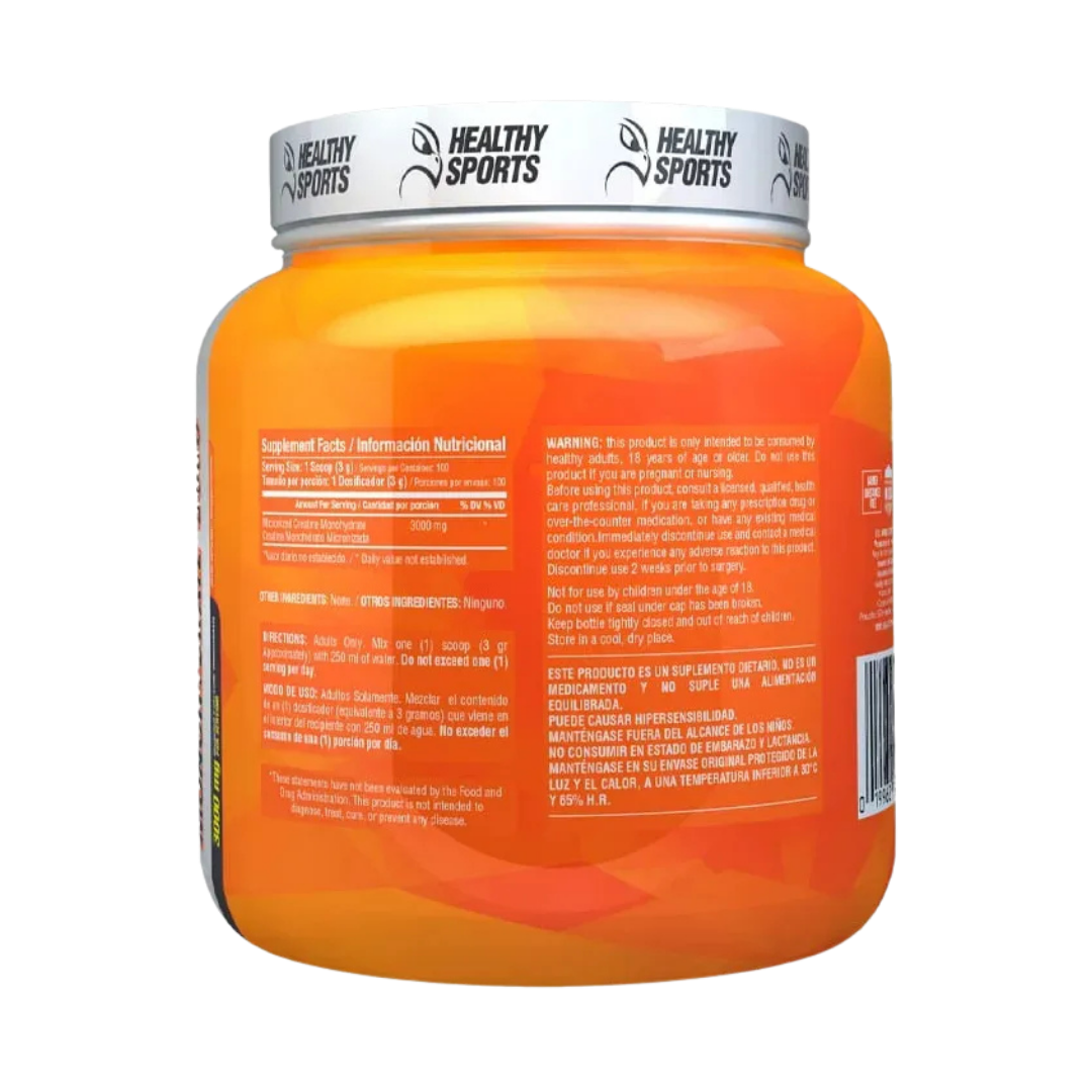 CREATINA MONOHIDRATADA 300GR HEALTHY SPORTS