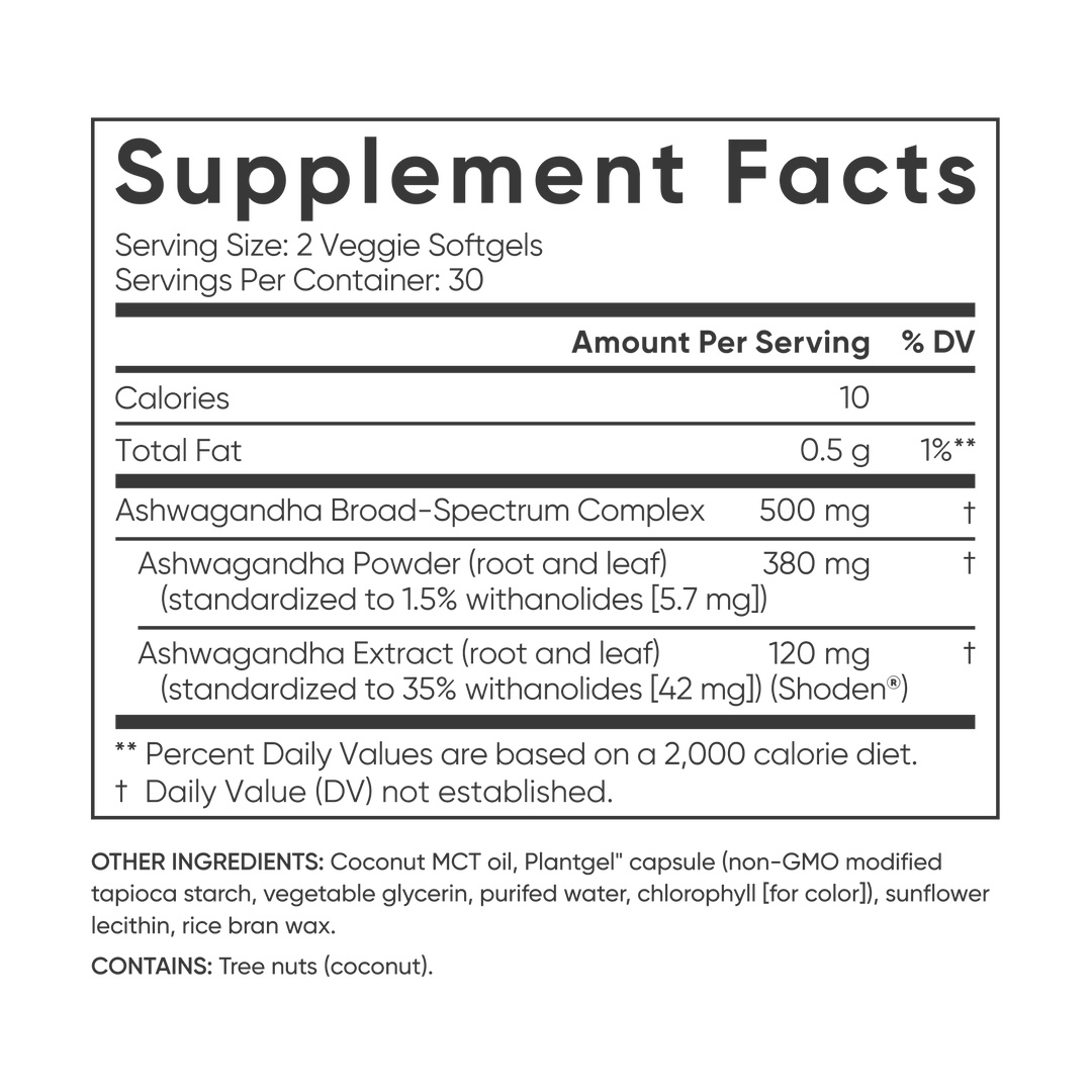 ASHWAGANDHA  500MG X 60 CAP