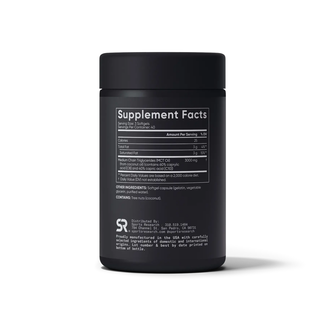 MCT OIL 120 CAP  SPORT RESEARCH